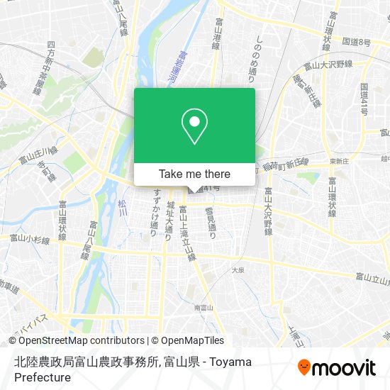 北陸農政局富山農政事務所 map