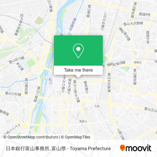 日本銀行富山事務所 map