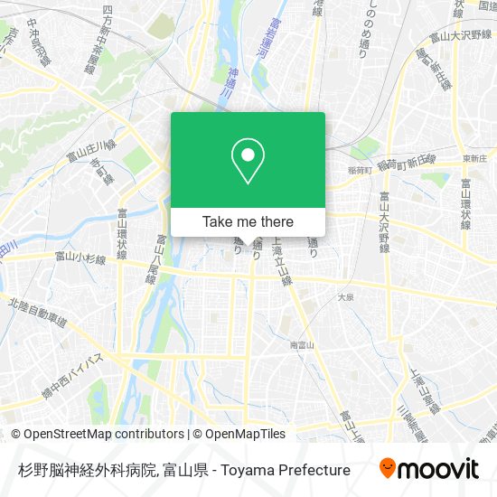 杉野脳神経外科病院 map