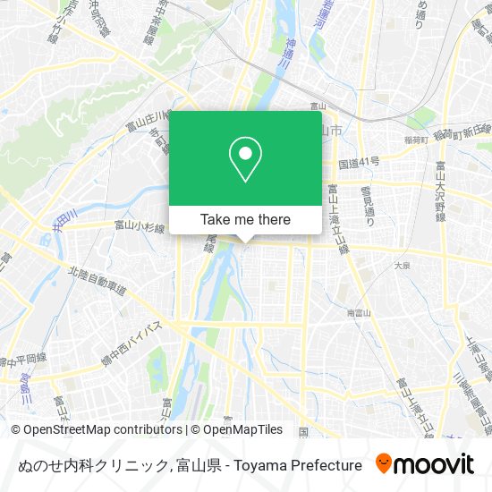 ぬのせ内科クリニック map