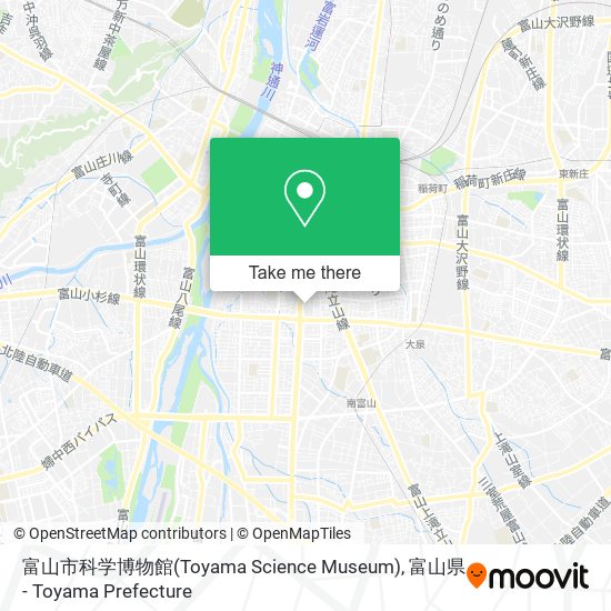 富山市科学博物館(Toyama Science Museum) map