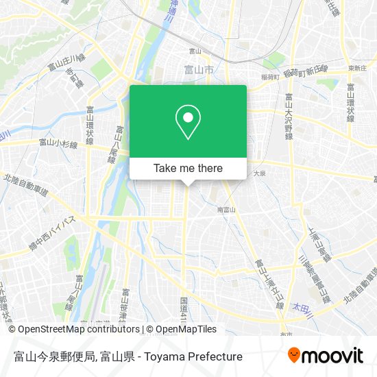 富山今泉郵便局 map