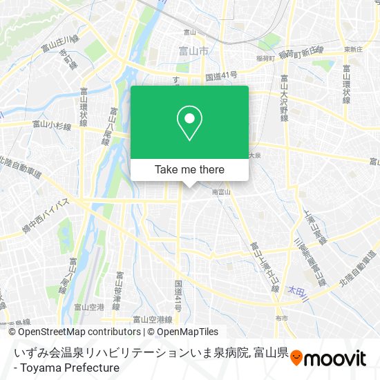 いずみ会温泉リハビリテーションいま泉病院 map