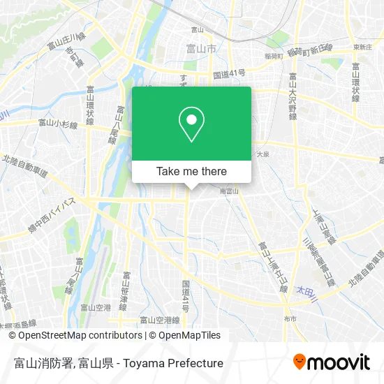 富山消防署 map