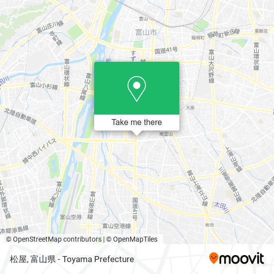 松屋 map