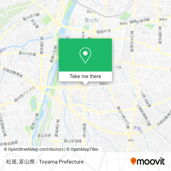 松屋 map