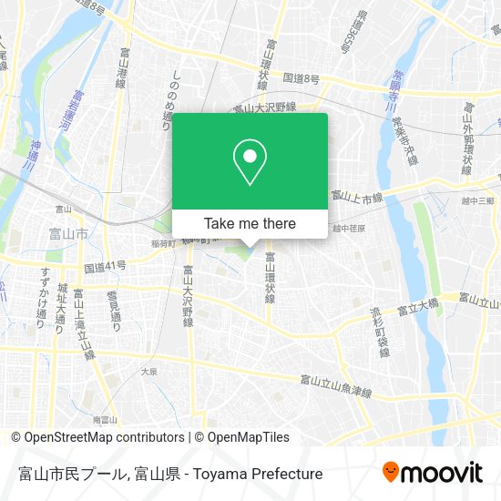 富山市民プール map