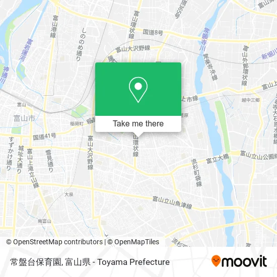 常盤台保育園 map