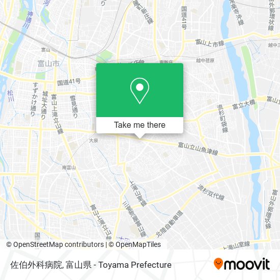 佐伯外科病院 map
