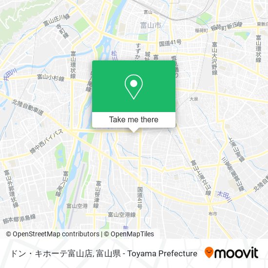 ドン・キホーテ富山店 map