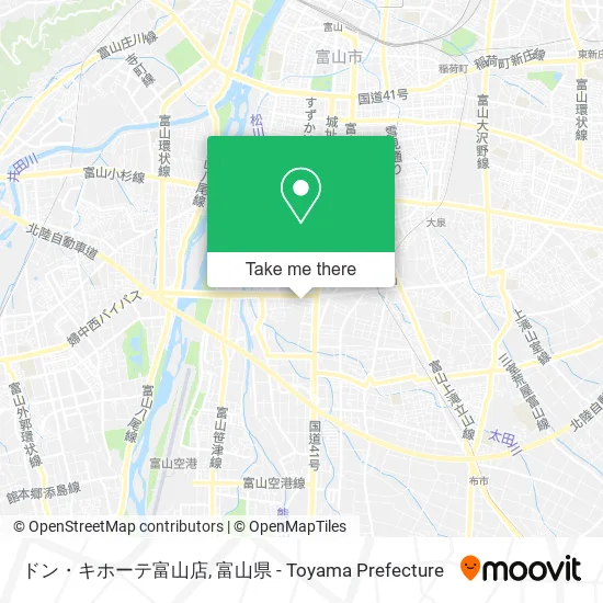 ドン・キホーテ富山店 map