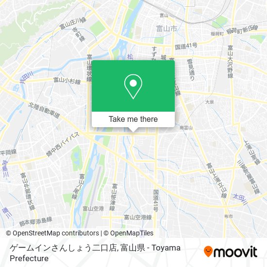 ゲームインさんしょう二口店 map