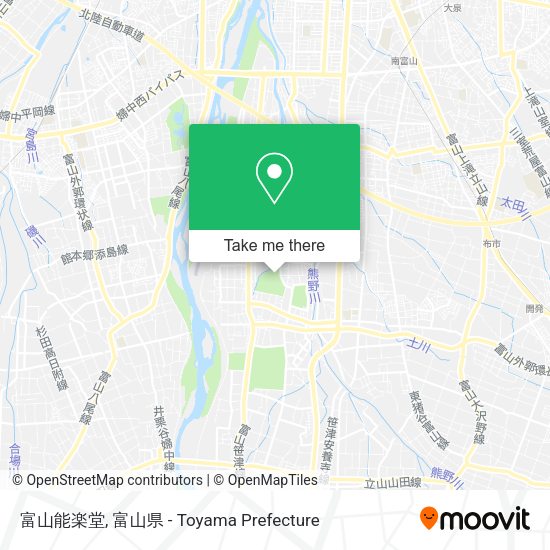 富山能楽堂 map