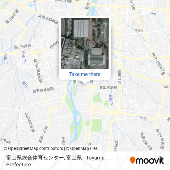 富山県総合体育センター map