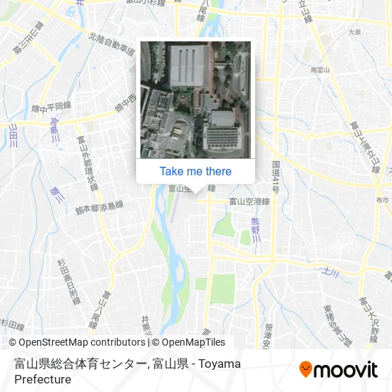 富山県総合体育センター map
