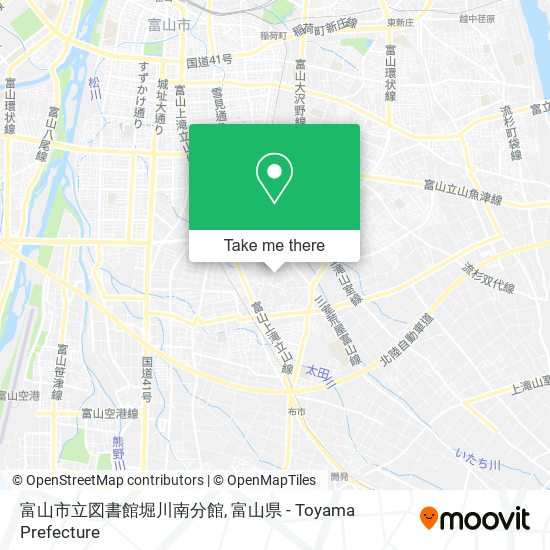 富山市立図書館堀川南分館 map