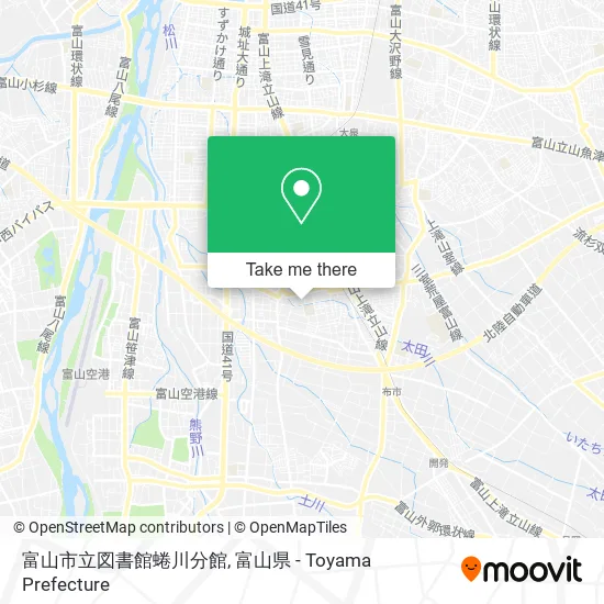 富山市立図書館蜷川分館 map