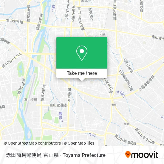 赤田簡易郵便局 map
