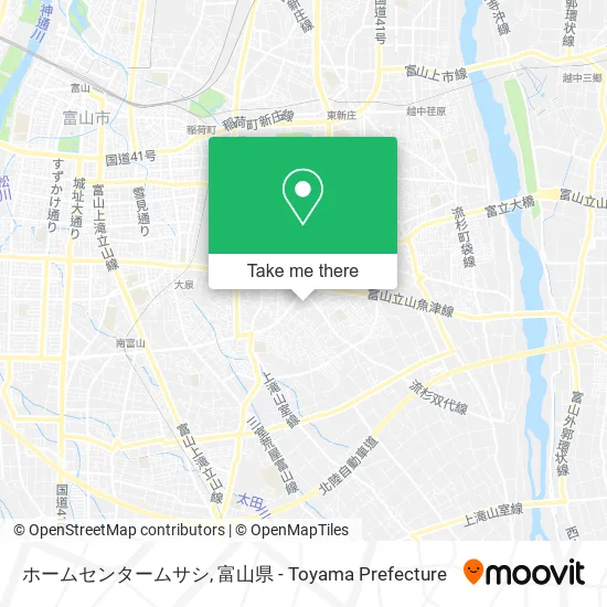 ホームセンタームサシ map