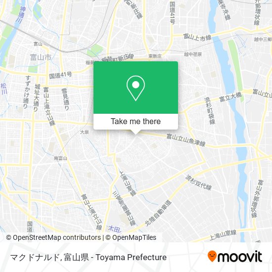 マクドナルド map