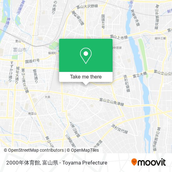 2000年体育館 map