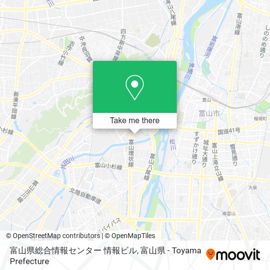 富山県総合情報センター 情報ビル map