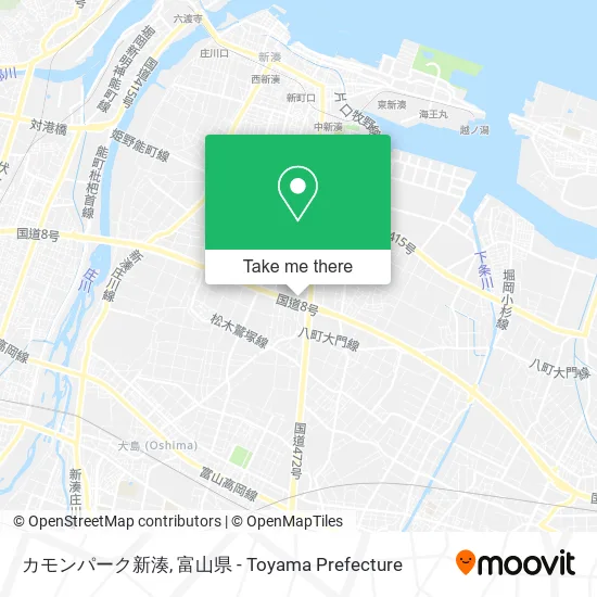 カモンパーク新湊 map