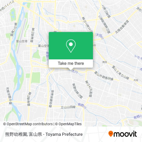 熊野幼稚園 map