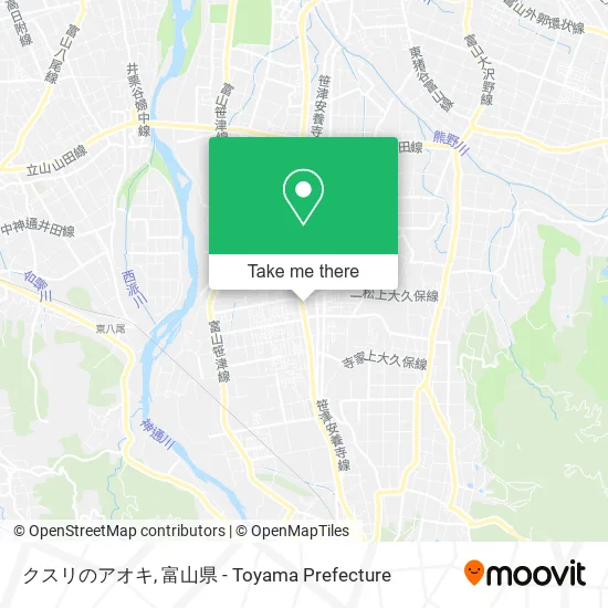 クスリのアオキ map
