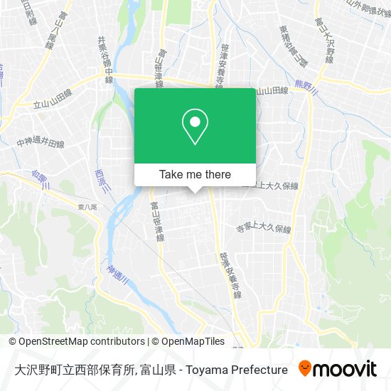 大沢野町立西部保育所 map