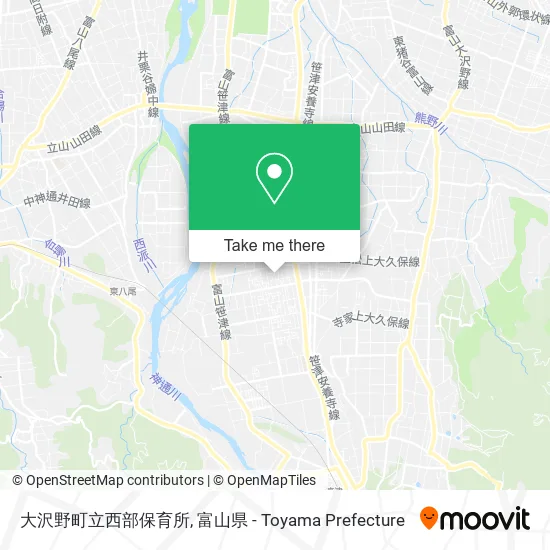 大沢野町立西部保育所 map