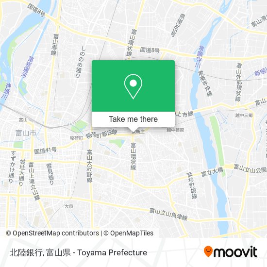 北陸銀行 map