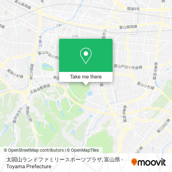 太閤山ランドファミリースポーツプラザ map