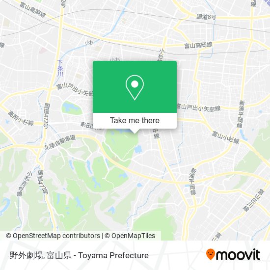野外劇場 map