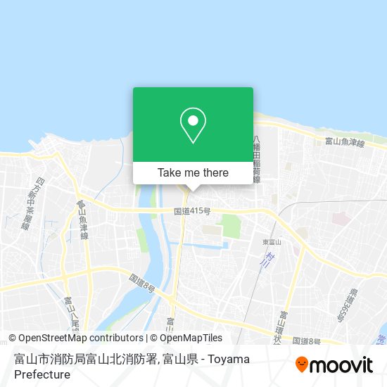 富山市消防局富山北消防署 map