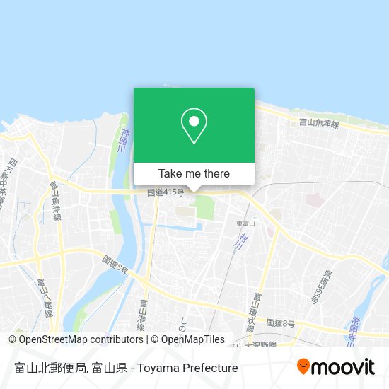富山北郵便局 map