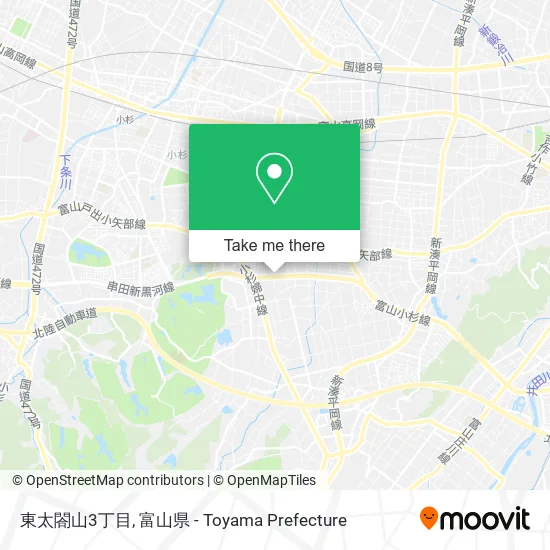東太閤山3丁目 map