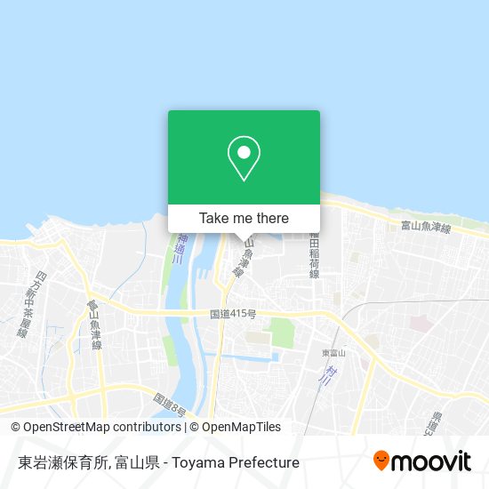 東岩瀬保育所 map