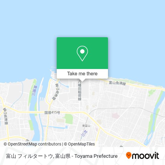 富山 フィルタートウ map