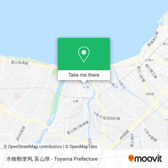 水橋郵便局 map
