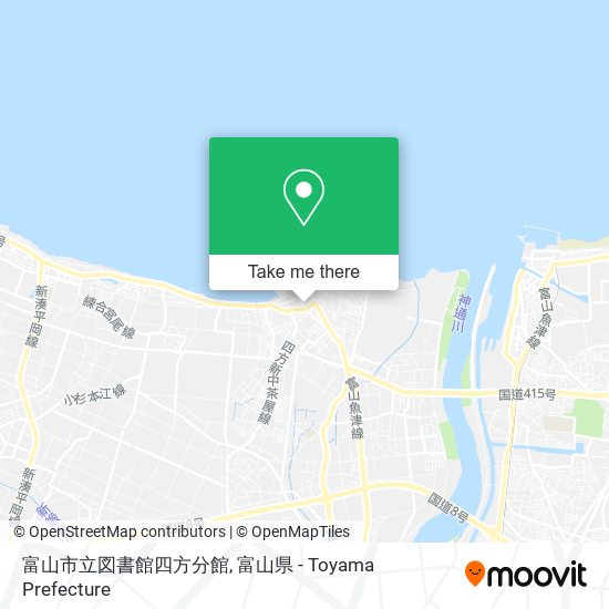 富山市立図書館四方分館 map