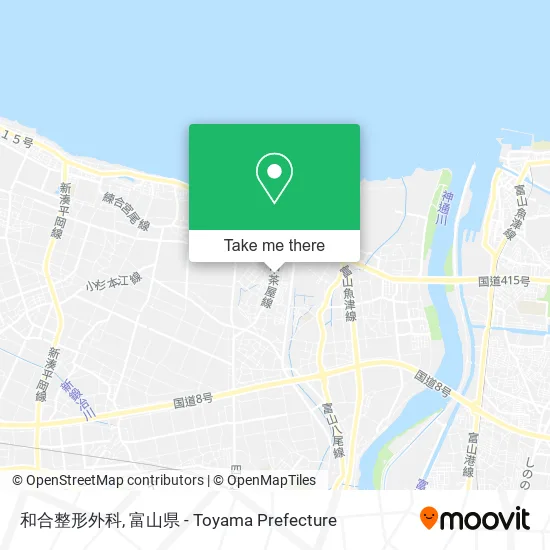 和合整形外科 map