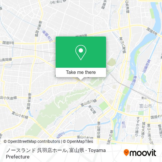 ノースランド 呉羽店ホール map
