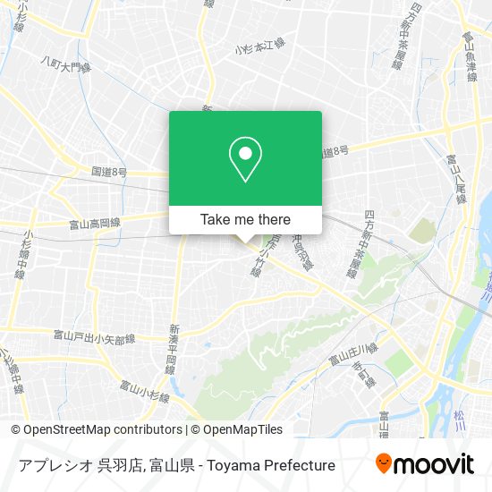 アプレシオ 呉羽店 map