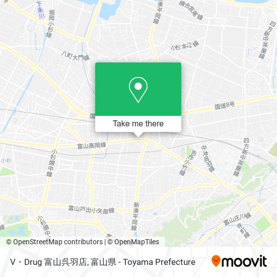 V・Drug 富山呉羽店 map