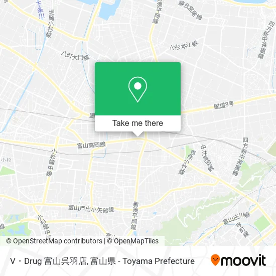 V・Drug 富山呉羽店 map