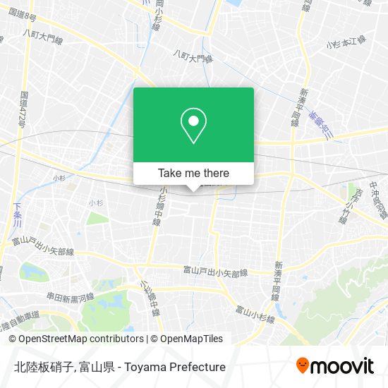北陸板硝子 map