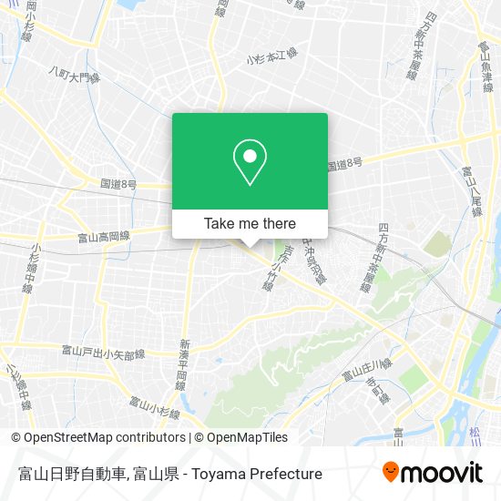 富山日野自動車 map