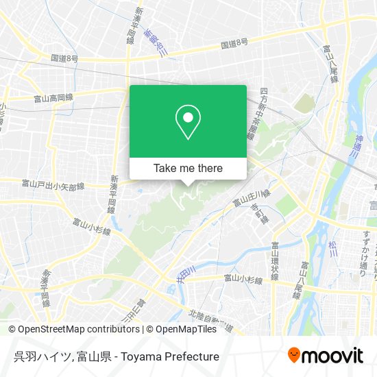 呉羽ハイツ map