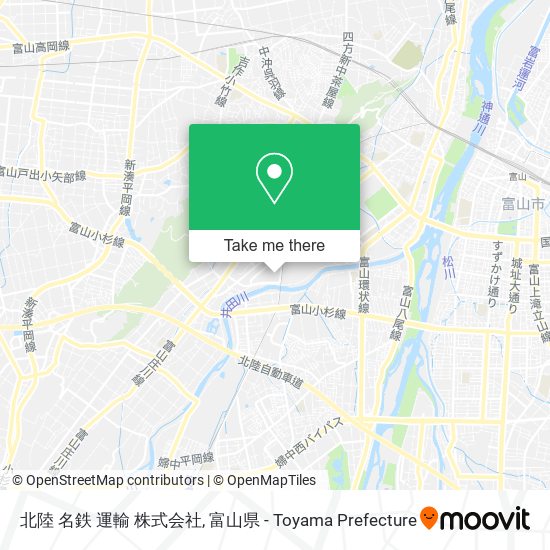 北陸 名鉄 運輸 株式会社 map